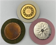 3 Early Metal Buttons