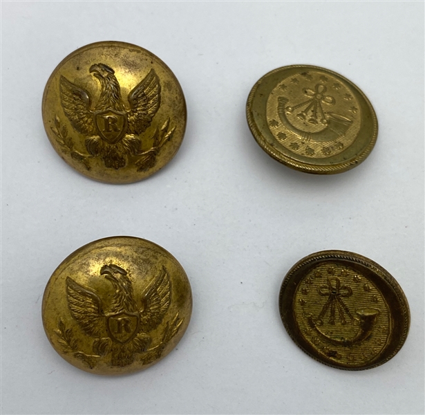 U.S. Riflemen Uniform Buttons