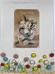 Glass Flower Buttons
