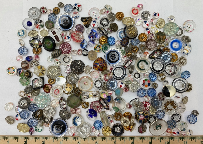 Clear Glass Buttons