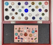 Old Glass Buttons