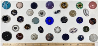 Old Glass Buttons