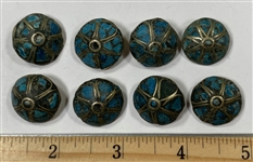 Inset Turquoise Buttons