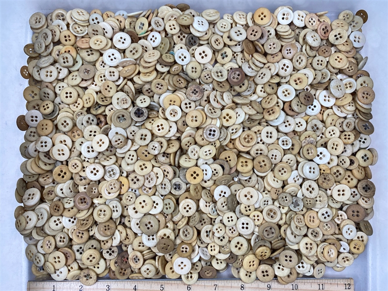 4-Hole Bone Buttons