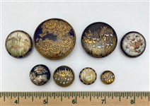 Cobalt Satsuma Buttons