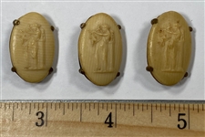 Celluloid in Metal Buttons