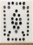 Black Glass Buttons