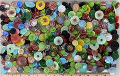 Bag of Glass Buttons