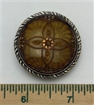 Glass in Metal Button