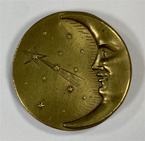 Moon & Shooting Star Button
