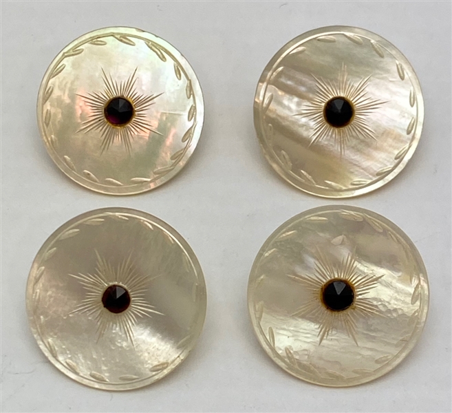 Jeweled Shell Buttons