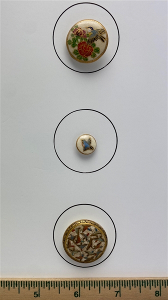 Satsuma Bird Buttons