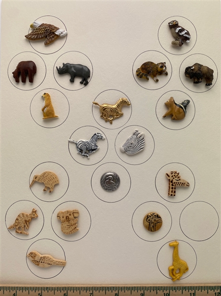 Animal Buttons