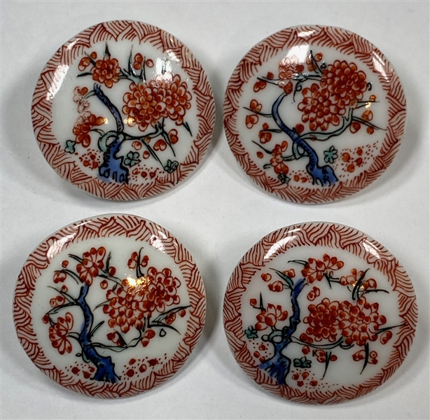 Porcelain Flower Buttons