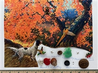 Cards of Buttons by Month