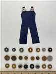 Cards of Buttons by Month