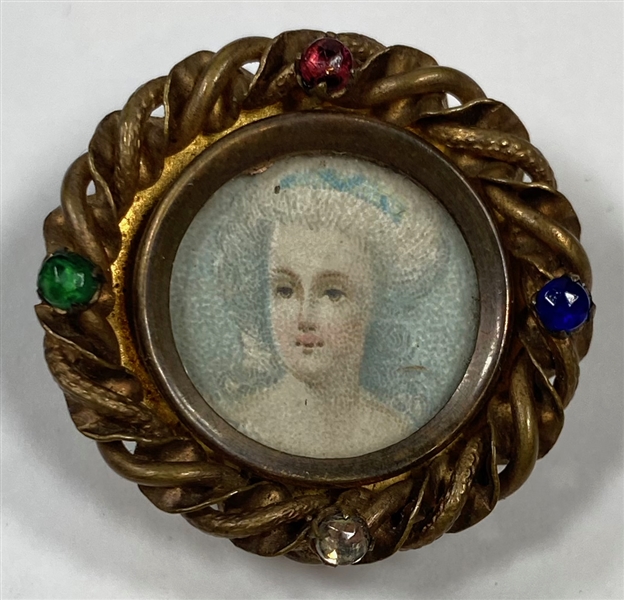 Lithograph Button