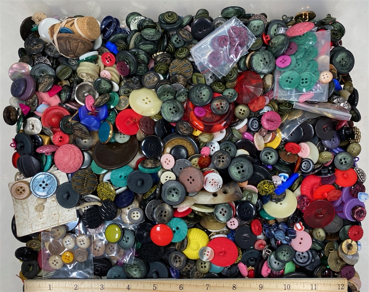 A Shoe Box of Buttons
