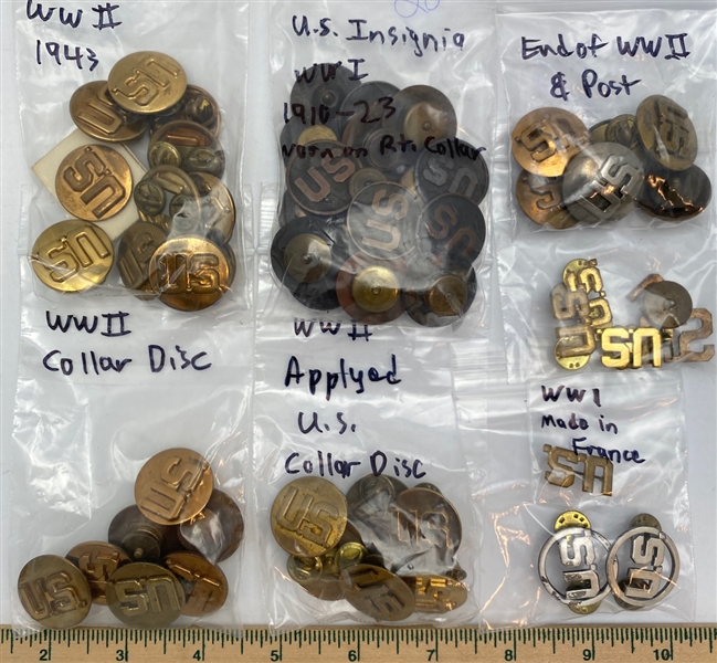 U.S. Collar Discs & Pins