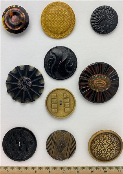Large Celluloid Buttons