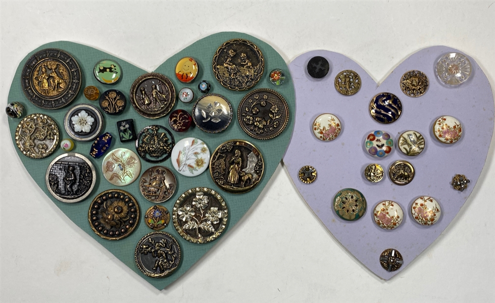 2 Hearts of Buttons