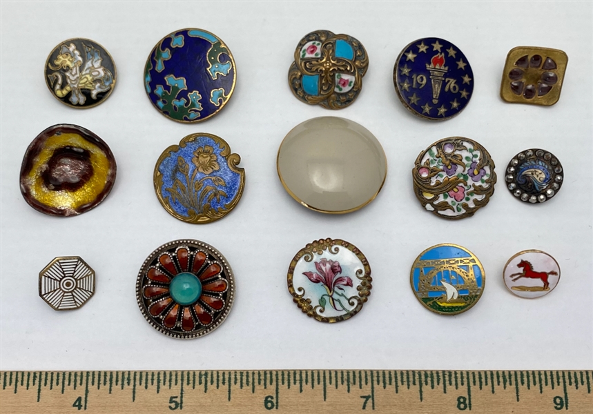 Enamel Buttons