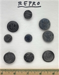 Repro Pewter Buttons
