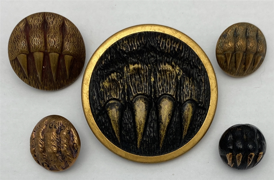 Bear Claw Buttons