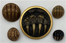 Bear Claw Buttons