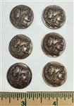 Silver Head Buttons