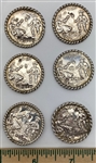 Set of Silver Buttons