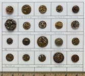 Pierced Brass Buttons