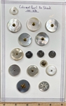 Pin Shank Pearl Buttons