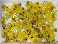 Yellow Glass Buttons
