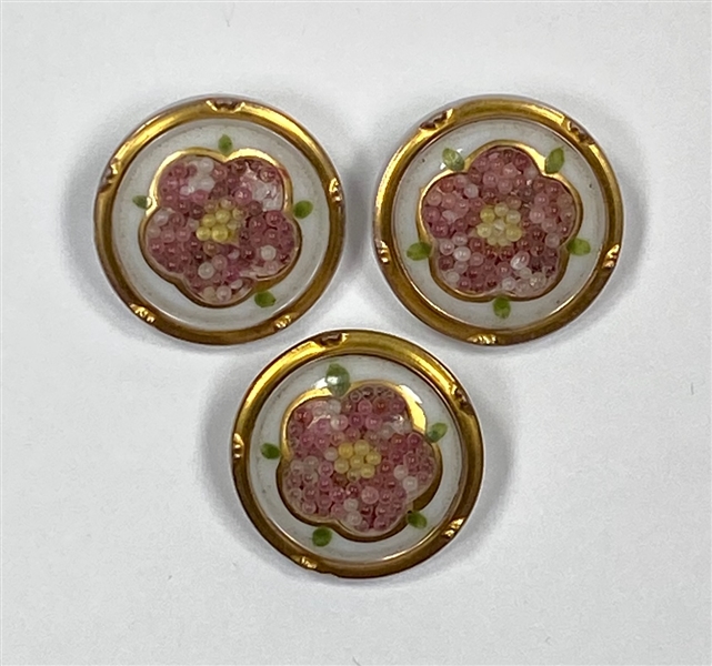 Coralene Buttons