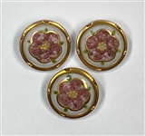 Coralene Buttons