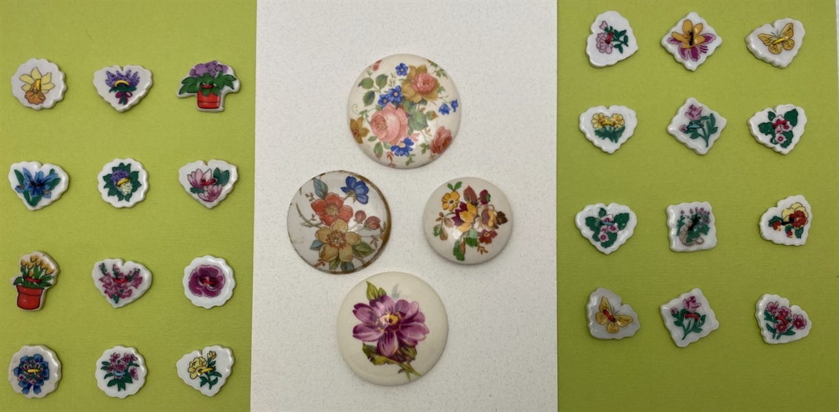 Flowers on Ceramic