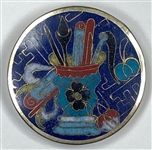 Old Chinese Enamel Button