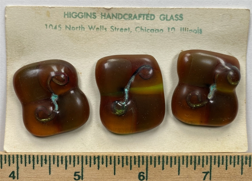 Frances Higgins Glass Buttons