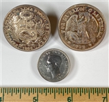 Old Silver Coin Buttons