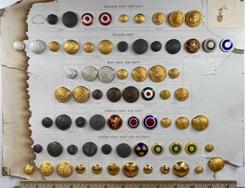 Foreign Uniform Buttons