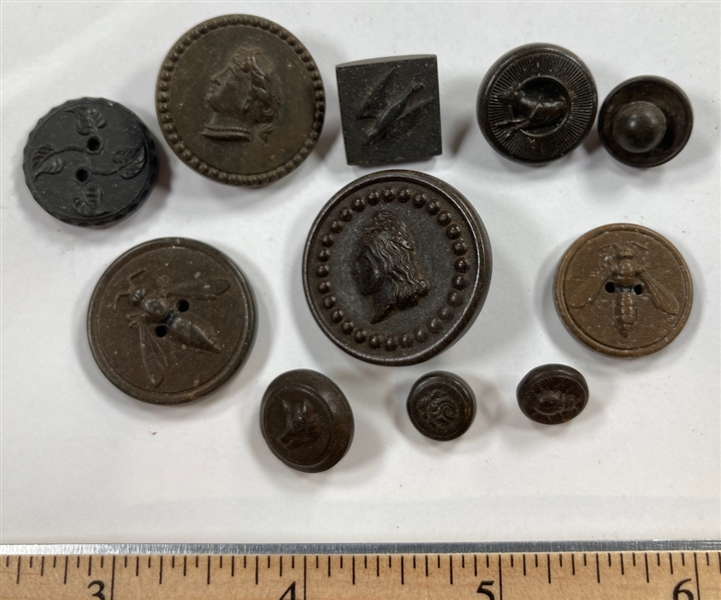 Pictorial Rubber Buttons