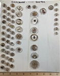 Clear Glass with Gold Luster