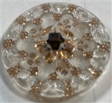 Clear Glass with Gold Luster