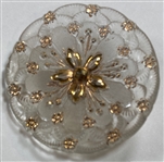 Clear Glass with Gold Luster