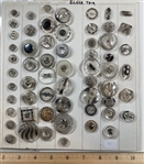 Clear Glass with Silver Luster