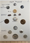 Very nice group of Old Buttons