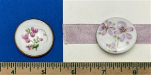 2 Large Porcelain Buttons