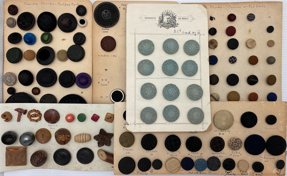 Mostly Fabric Buttons