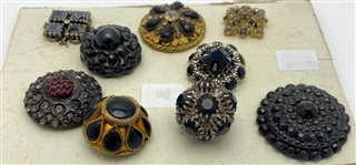 Black Glass in Metal